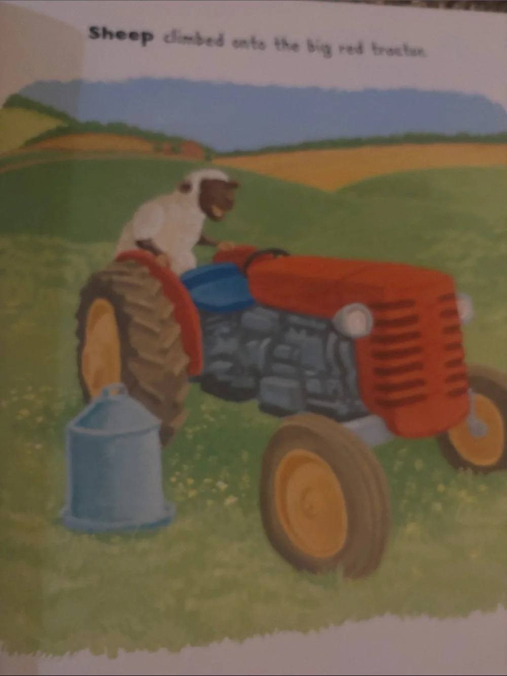The Gobble Gobble Moooooo Tractor Book by Jez Alborough.